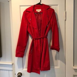 Michael Kors Women’s Red Raincoat